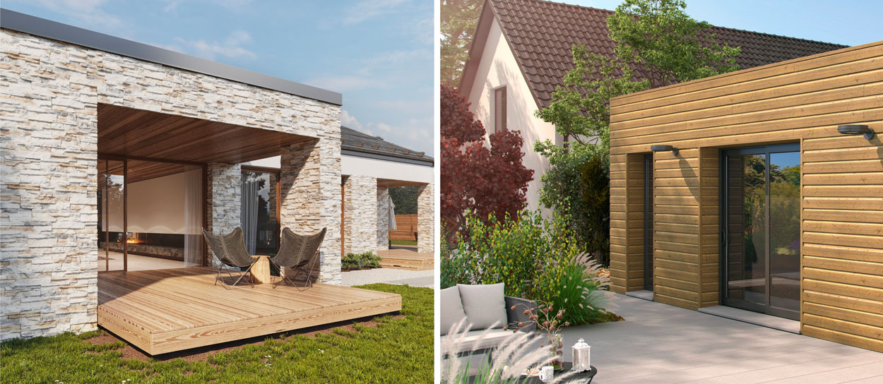 Bois, enduit, peinture, pierre... Quelles solutions pour refaire sa façade ?