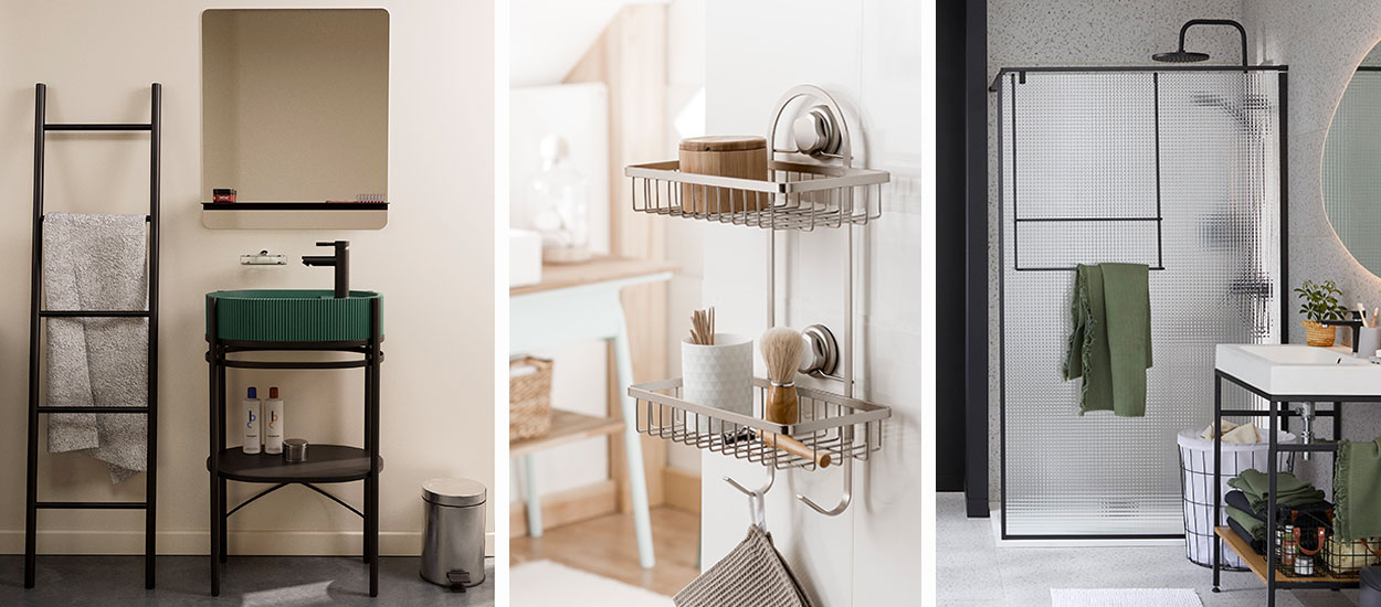 Astuces pour optimiser sa salle de bains sans percer