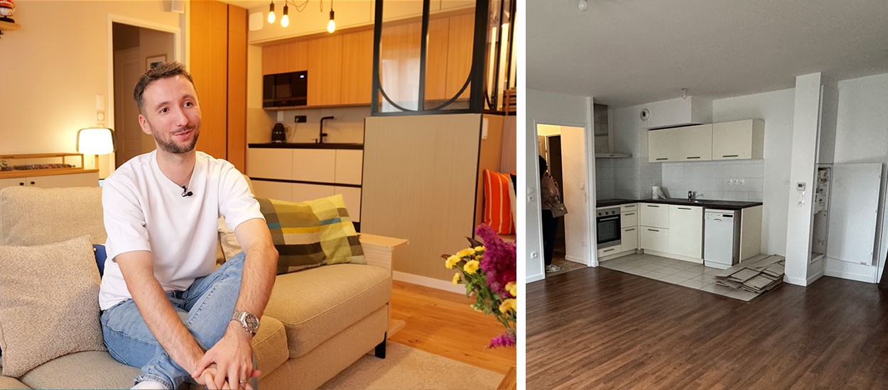 Il a transformé son appartement en 3 mois avant la naissance de son bébé